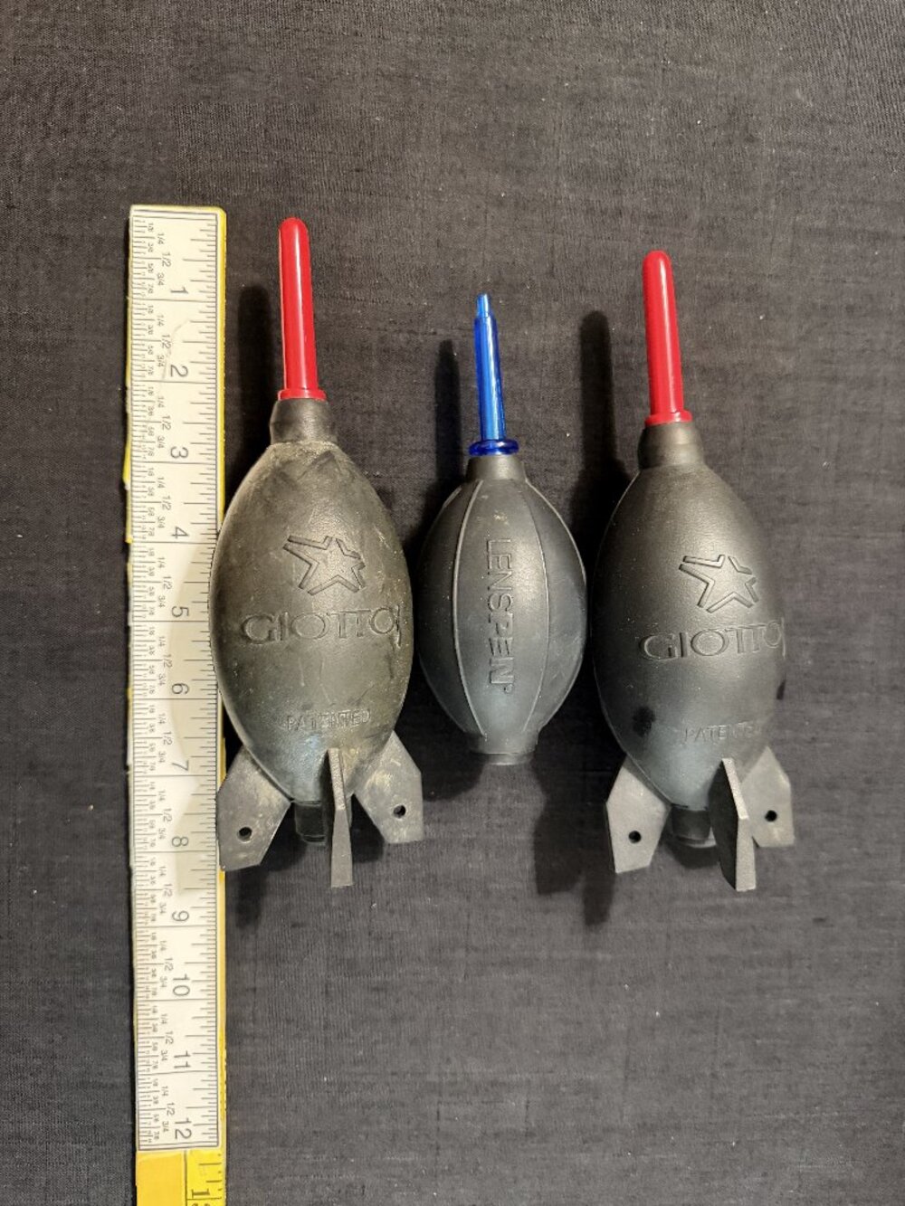 Giottos Rocket Air Blowers & LensPen Camera Cleaning Blower Lot of 3
